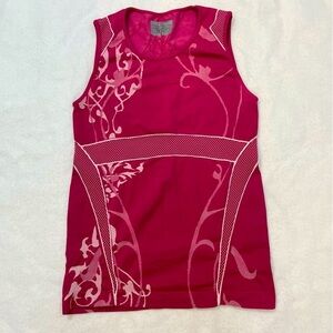 Athleta Fuchsia Yoga Twist Tank Top Women’s Performance Wear athleisure Large‌‍‍